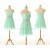 A-Line Sweetheart Beaded Short Chiffon Prom Evening Bridesmaid Dresses ED011558