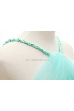 A-Line Short Tulle Prom Evening Formal Bridesmaid Dresses ED011576