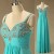 A-Line Spaghetti Strap Beaded Long Chiffon Prom Evening Formal Dresses ED011587