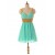 A-Line Beaded Short Chiffon Prom Evening Formal Dresses ED011594