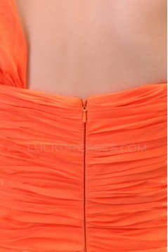 One-Shoulder Long Chiffon Prom Evening Formal Party Dresses ED010160