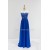 A-Line Strapless Beaded Applique and Chiffon Long Prom Evening Formal Dresses ED011609