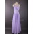 A-Line One-Shoulder Lilac Long Chiffon Prom Evening Formal Dresses ED011613