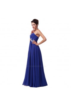 A-Line Sweetheart Beaded Long Chiffon Prom Evening Formal Dresses ED011626