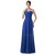 A-Line Sweetheart Long Blue Chiffon Prom Evening Bridesmaid Dresses ED011647