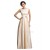 A-Line Bateau Long Prom Evening Formal Bridesmaid Dresses ED011649