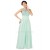 A-Line Bateau Beaded Long Chiffon Prom Evening Formal Dresses ED011654