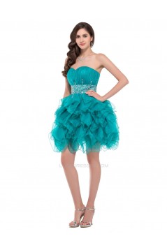 Beaded Sweetheart Short Prom Evening Cocktail Dresses ED011664