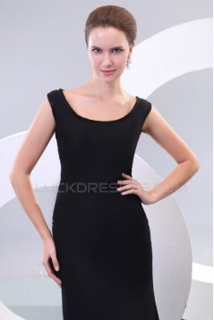 Long Black Chiffon and Lace Prom Evening Formal Party Dresses ED010167