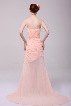 Long Chiffon Pleated Prom Evening Formal Party Dresses ED010198