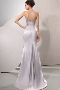 Long Silver Beaded Prom Evening Formal Party Dresses ED010206
