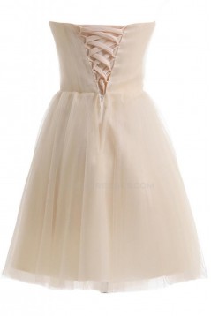 Short Beaded Tulle Prom Evening Formal Party Dresses ED010207