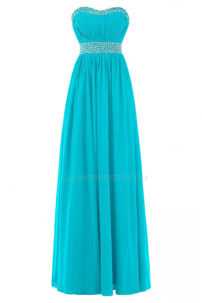 Long Chiffon Beaded Prom Evening Formal Party Dresses ED010212