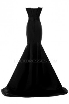 Trumpet/Mermaid Strapless Long Green Prom Evening Formal Party Dresses ED010214
