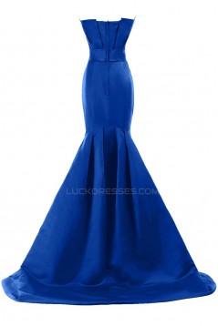 Trumpet/Mermaid Strapless Long Green Prom Evening Formal Party Dresses ED010214