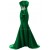 Trumpet/Mermaid Strapless Long Green Prom Evening Formal Party Dresses ED010214
