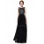 Long Black Chiffon and Lace Prom Evening Formal Party Dresses ED010216