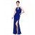 Long Blue Chiffon Prom Evening Formal Party Dresses ED010222