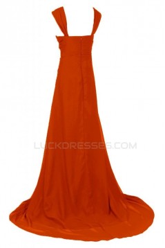 Long Blue Beaded Chiffon Prom Evening Formal Party Dresses ED010239