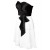 Black White Sweetheart Short Prom Evening Formal Party Dresses ED010245