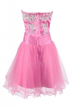 Pink Short Sweetheart Prom Evening Formal Party Dresses ED010246