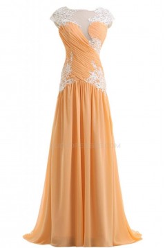 A-Line Long Chiffon Prom Evening Formal Party Dresses ED010249