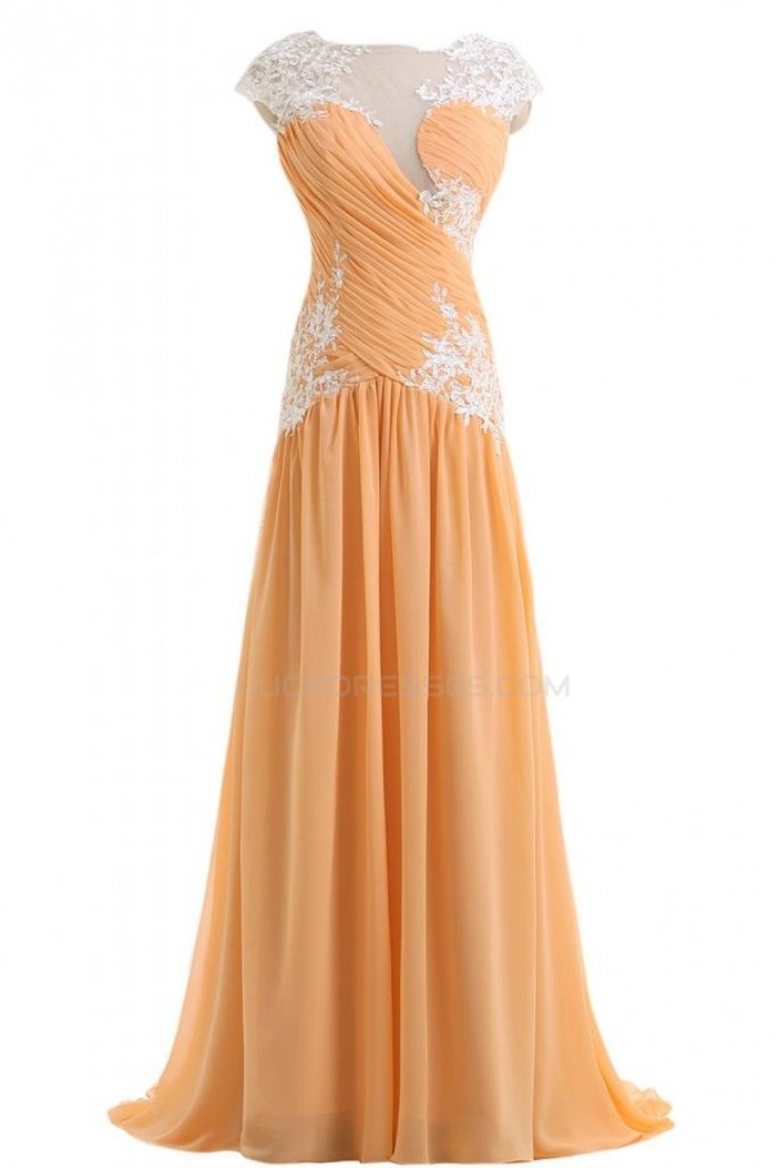 A-Line Long Chiffon Prom Evening Formal Party Dresses ED010249