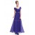 Long Chiffon Short Sleeve Prom Evening Formal Party Dresses ED010270