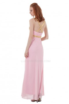 Long Blue Chiffon Prom Evening Formal Party Dresses ED010307