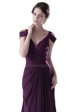 Long Blue Chiffon Prom Evening Formal Party Dresses ED010325