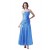 A-Line Strapless Long Blue Prom Evening Formal Party Dresses ED010331
