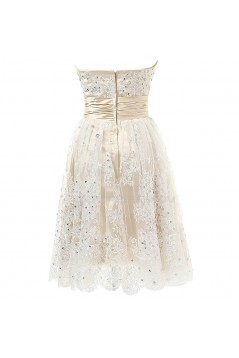 Short Purple Lace Prom Evening Formal Party Dresses ED010332