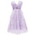 Short Purple Lace Prom Evening Formal Party Dresses ED010332
