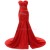 Trumpet/Mermaid Sweetheart Long Red Prom Evening Formal Party Dresses ED010337