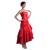 A-Line Strapless Short Red Prom Evening Formal Party Dresses ED010341
