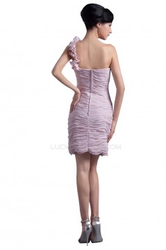 Short One-Shoulder Prom Evening Formal Party Dresses ED010347