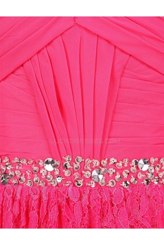 A-Line Sweetheart Beaded Chiffon and Lace Prom Evening Formal Party Dresses ED010362