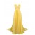 Beaded Long Yellow Chiffon Prom Evening Formal Party Dresses ED010367