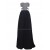 Long Black Beaded Chiffon Prom Evening Formal Party Dresses ED010375