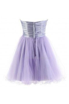 A-Line Sweetheart Beaded Short Prom Evening Formal Party Dresses ED010387