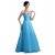 A-Line Sweetheart Beaded Long Blue Prom Evening Formal Party Dresses ED010393