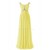 Sheath/Column Beaded Long Yellow Chiffon Prom Evening Formal Party Dresses ED010413
