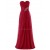A-Line Sweetheart Long Red Chiffon Prom Evening Formal Party Dresses ED010424
