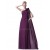 A-Line One-Shoulder Long Purple Chiffon Prom Evening Formal Party Dresses ED010429