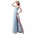 One-Shoulder Beaded Long Chiffon Prom Evening Formal Party Dresses ED010439