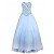 A-Line Sweetheart Beaded Long Blue Prom Evening Formal Party Dresses ED010463