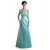 A-Line Strapless Long Blue Prom Evening Formal Party Dresses ED010474