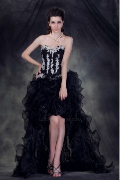 High Low Sweetheart Applique Prom Evening Formal Party Dresses ED010514