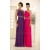 A-Line One-Shoulder Beaded Long Chiffon Prom Evening Formal Party Dresses ED010516