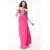 Long Pink Beaded Sequin Chiffon Prom Evening Formal Party Dresses ED010549